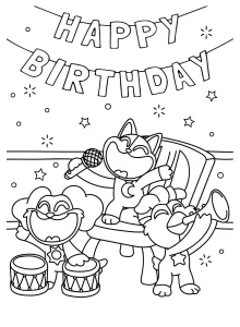 coloriage CatNap a telecharger