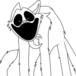 coloriage CatNap à imprimer gratuitement pdf