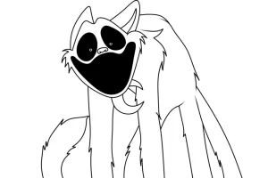 coloriage CatNap à imprimer gratuitement pdf