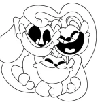 coloriage CatNap pour enfant de à imprimer