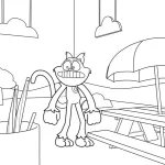 coloriage CatNap et apprentissage