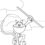 coloriage CatNap a imprimer gratuitement