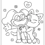coloriage DogDay pour enfants à télécharger