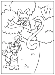 coloriage DogDay à imprimer