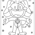 coloriage DogDay et découpage à imprimer