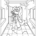 coloriage DogDay et decoupage
