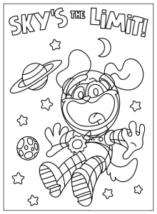 coloriage DogDay pour enfant de à imprimer
