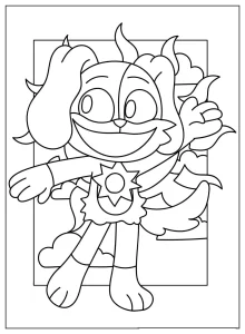 coloriage DogDay a imprimer gratuit