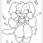 coloriage DogDay à imprimer pour enfant de 2 ans