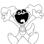 coloriage DogDay et découpage à imprimer