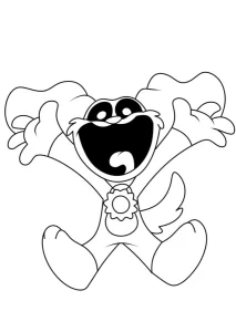 coloriage DogDay et découpage à imprimer