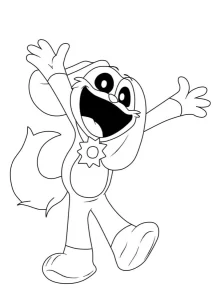 coloriage DogDay à imprimer pour enfant de 3 ans