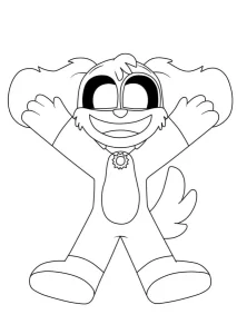 coloriage DogDay pour enfant de 7 ans