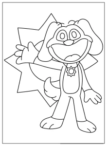 coloriage DogDay pour enfant gratuit