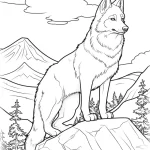 Coloriage Loup