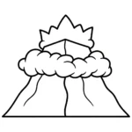 coloriage Montagnes updated pour enfant