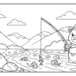 coloriage Montagnes updated gratuit en ligne