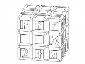 Coloriage Rubik