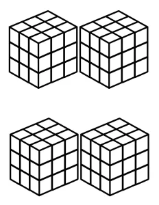 Coloriage Rubik