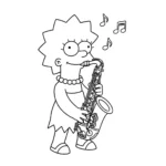 coloriage Simpson updated pour enfant de 10 ans