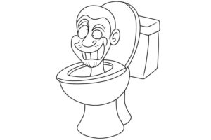 Coloriage Skibidi Toilet
