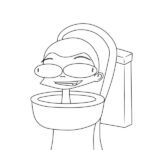 Coloriage Skibidi Toilet