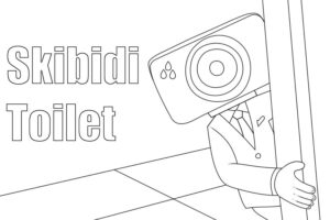 Coloriage Skibidi Toilet