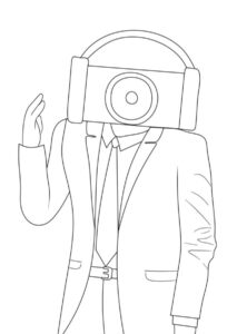 Coloriage Skibidi Toilet