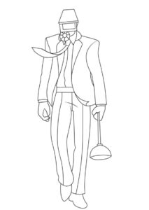Coloriage Skibidi Toilet