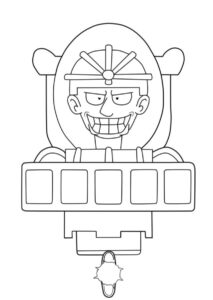 Coloriage Skibidi Toilet