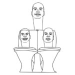 Coloriage Skibidi Toilet