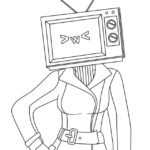 Coloriage Skibidi Toilet