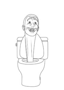 Coloriage Skibidi Toilet