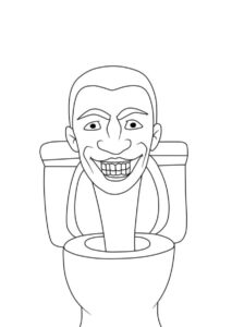 Coloriage Skibidi Toilet