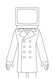 Coloriage Skibidi Toilet