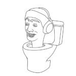 Coloriage Skibidi Toilet