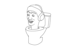Coloriage Skibidi Toilet