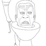 Coloriage Skibidi Toilet