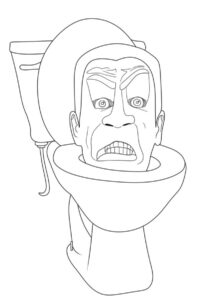 Coloriage Skibidi Toilet