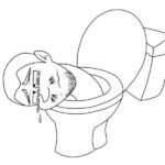 Coloriage Skibidi Toilet