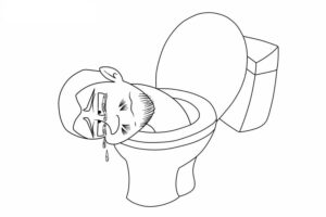 Coloriage Skibidi Toilet