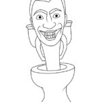 Coloriage Skibidi Toilet