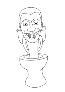 Coloriage Skibidi Toilet