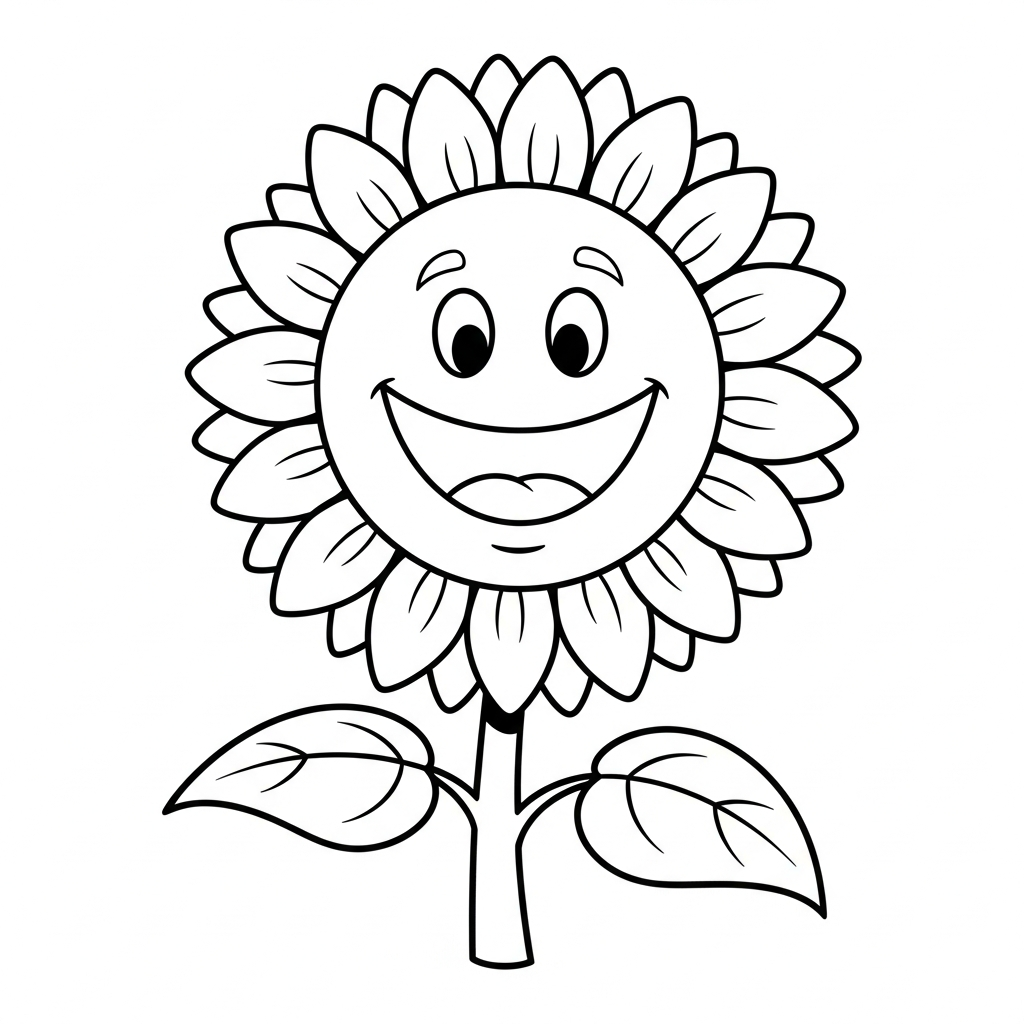 Tranh tô màu Tournesol