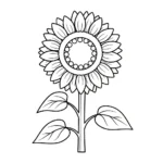 coloriage Tournesol updated à imprimer pour enfants