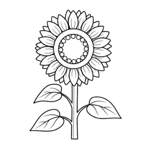 coloriage Tournesol updated à imprimer pour enfants