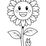 coloriage Tournesol updated pour enfant de 10 ans