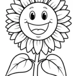 coloriage Tournesol updated et dessin a imprimer