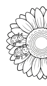 coloriage Tournesol updated pour enfant de 10 ans