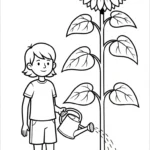 coloriage Tournesol updated à imprimer pdf